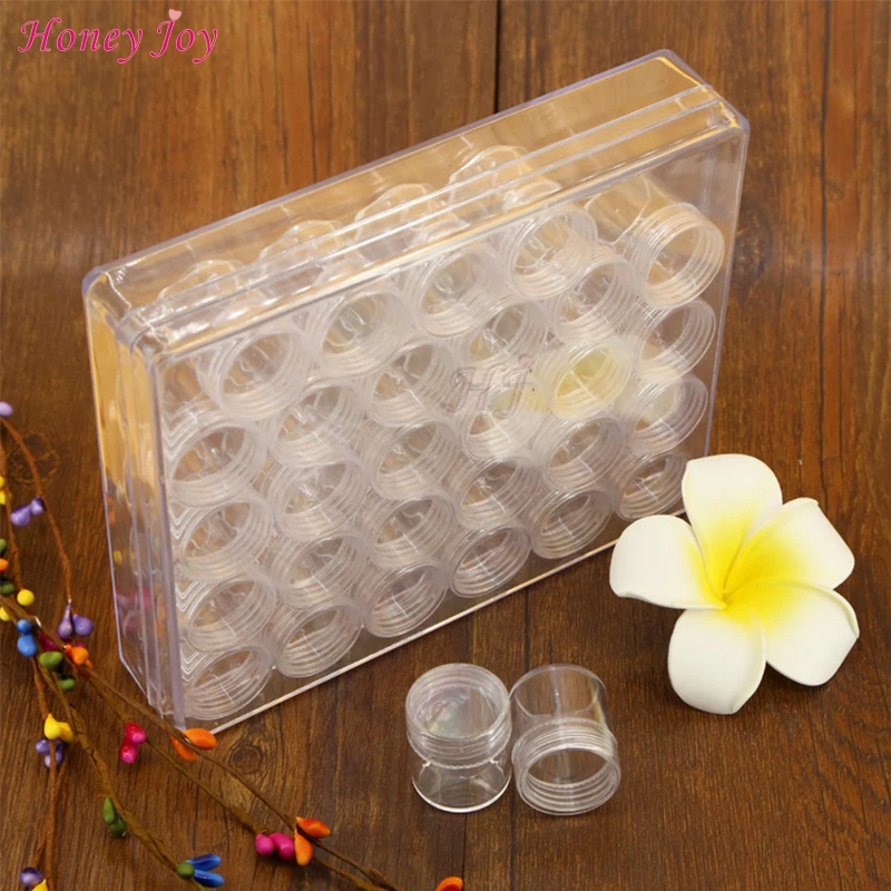 Honey Joy 30 бутылок/набор наклейки для дизайна ногтей украшения стразы чехол