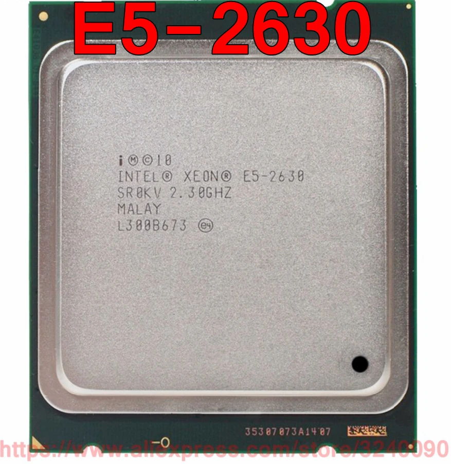 Процессор Intel ЦП Xeon процессор SR0KV 2 3 ГГц 6 ядер 15 м LGA2011 E5 2630 бесплатная доставка