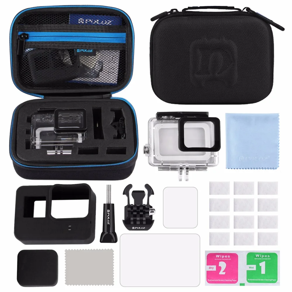 

PULUZ 12 in 1 Surfing Accessories Combo Kits with Small EVA Case for GoPro HERO6 /5 Action Camera Accessories Kits