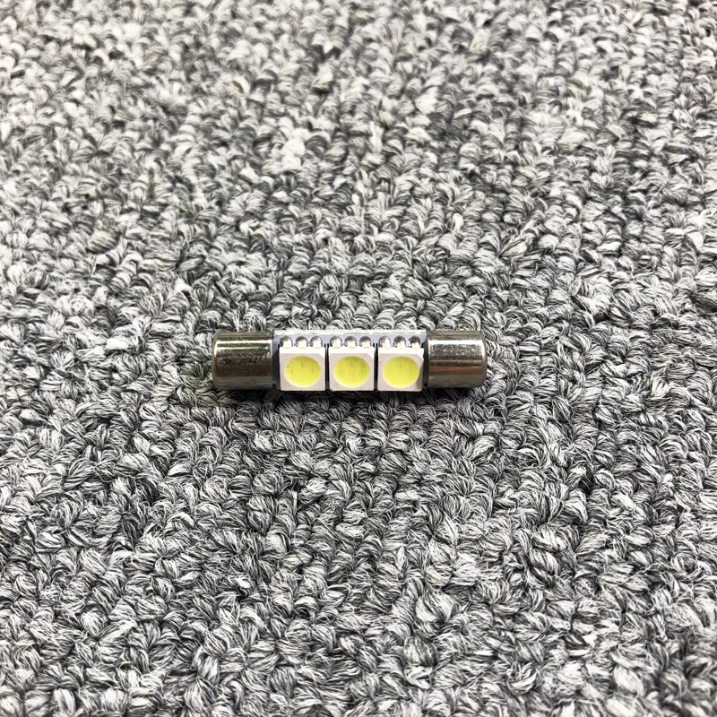 JEAZEA 1 шт. авто светодиодный лампы супер белый 31 мм 5050 3 s SMD 12В солнцезащитный