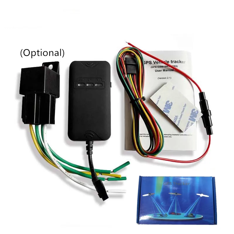Full Accessories Box GT02D gps трекер устройство слежения за автомобилем GSM локатор 12-36 в автомобильный gps трекер Google maps отслеживание в реальном времени платформа приложения - Цвет: Full Accessories Box