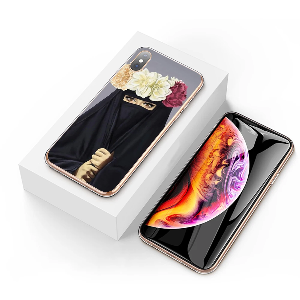 Твердый чехол для Huawei P30 Pro Lite женщин в Восточном хиджабе лица мусульманских