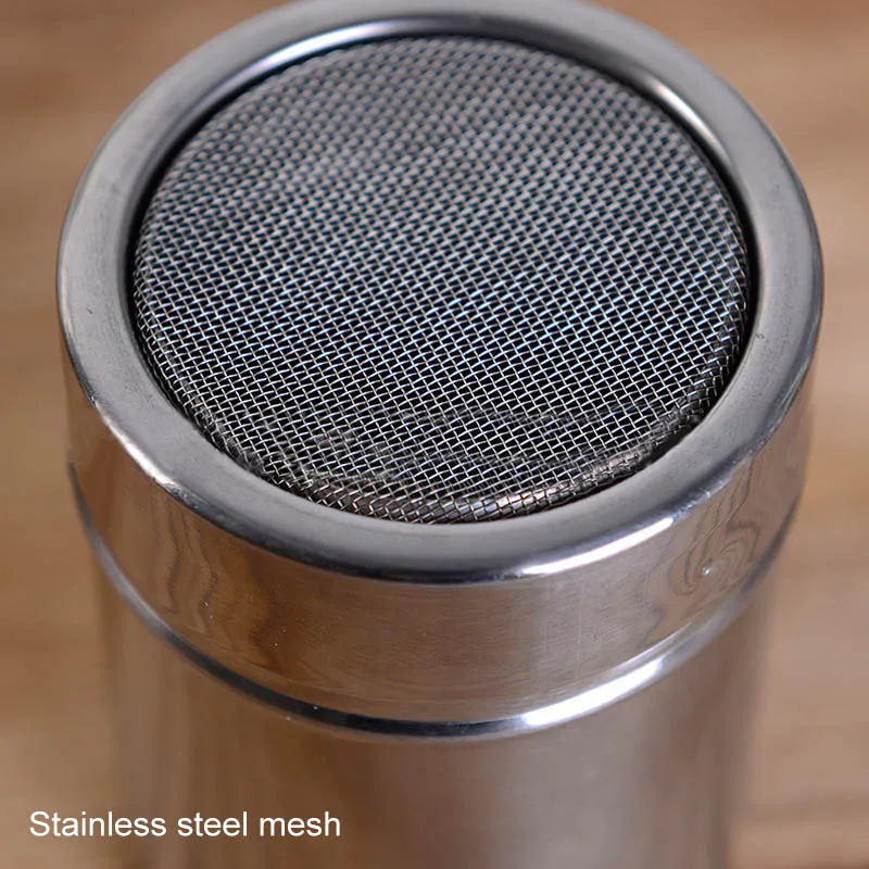 1 шт. диспенсер для порошка из нержавеющей стали миксер шоколада