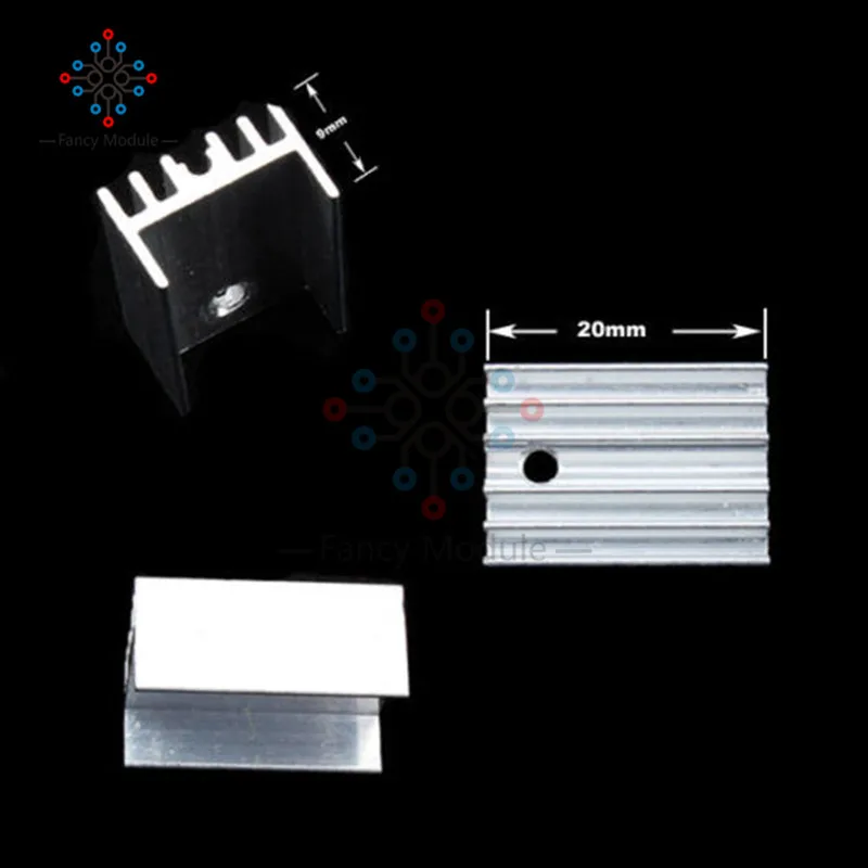 10 наборов к-220 Серебряный Радиатор для регулятора напряжения или MOSFET |
