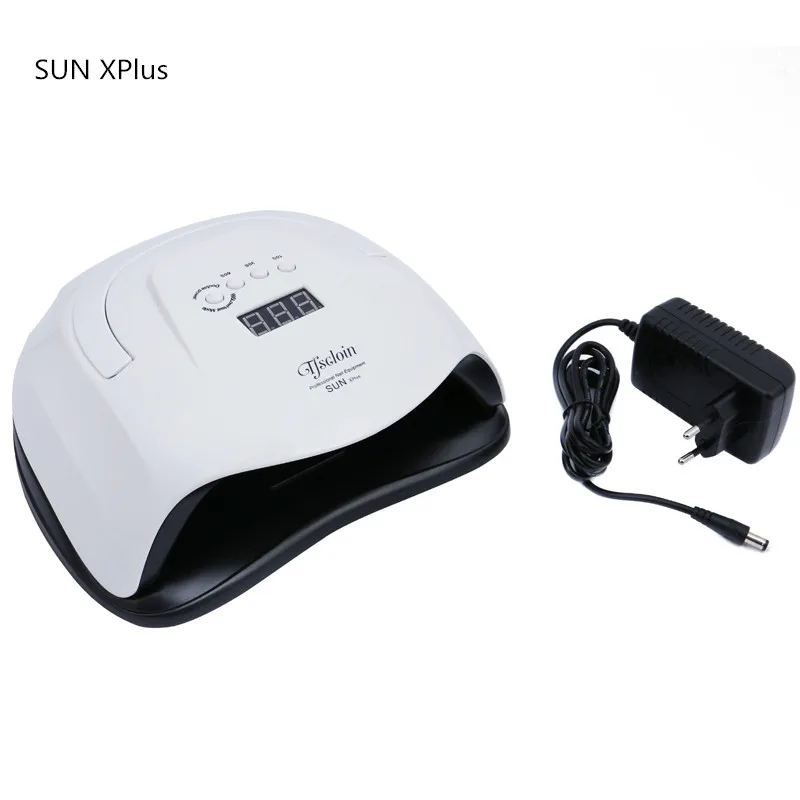 SUN XPlus SUN X2Plus таймер с функцией памяти 75 Вт УФ светодиодная лампа для Сушилка для ногтей отверждения портативный для всех гелей лак ЖК-дисплей инструменты для маникюра ногтей - Цвет: SUN XPlus