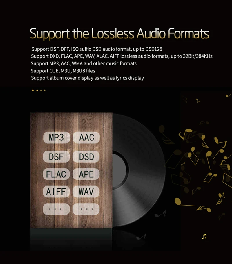 Xduoo X3II MP3 музыкальный плеер Bluetooth 4,0 DSD128 HiFi MP3 плеер AK4490 DAC декодирование аудио поддержка расширения 256 ГБ T0048