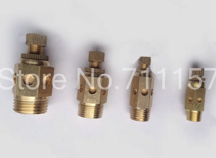 1/2 &quotПневматический латунный Регулируемый глушитель выхлопной трубы клапан