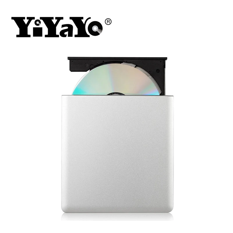 YiYaYo Внешний USB 3 0 DVD-привод CD/ RW горелка CD ROM/ ROM-плеер портативный/запись/горелка для