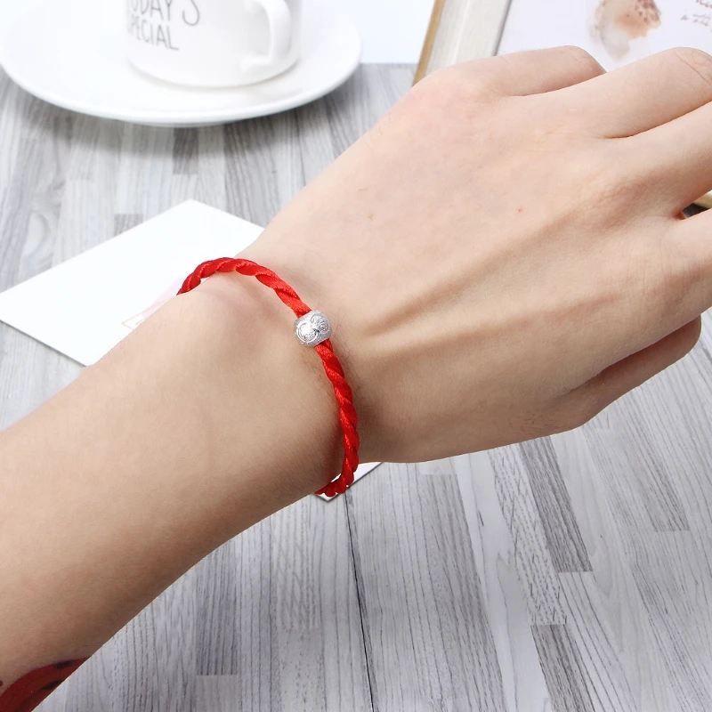 

1PC Fashion Kabbalah Red Rope String Bracelets Lucky Bead Tibetan Buddhist Handmade Jewelry for Women Men Jewelry Lover Couple