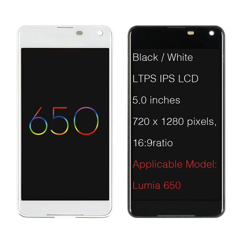 Оригинальный 5 0 &quotДисплей для NOKIA Microsoft Lumia 650 LCD сенсорный экран дигитайзер с