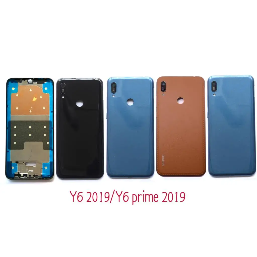 Задняя крышка батареи для Huawei Y6 2019 6 09 &quot задняя корпуса prime pro | Мобильные телефоны