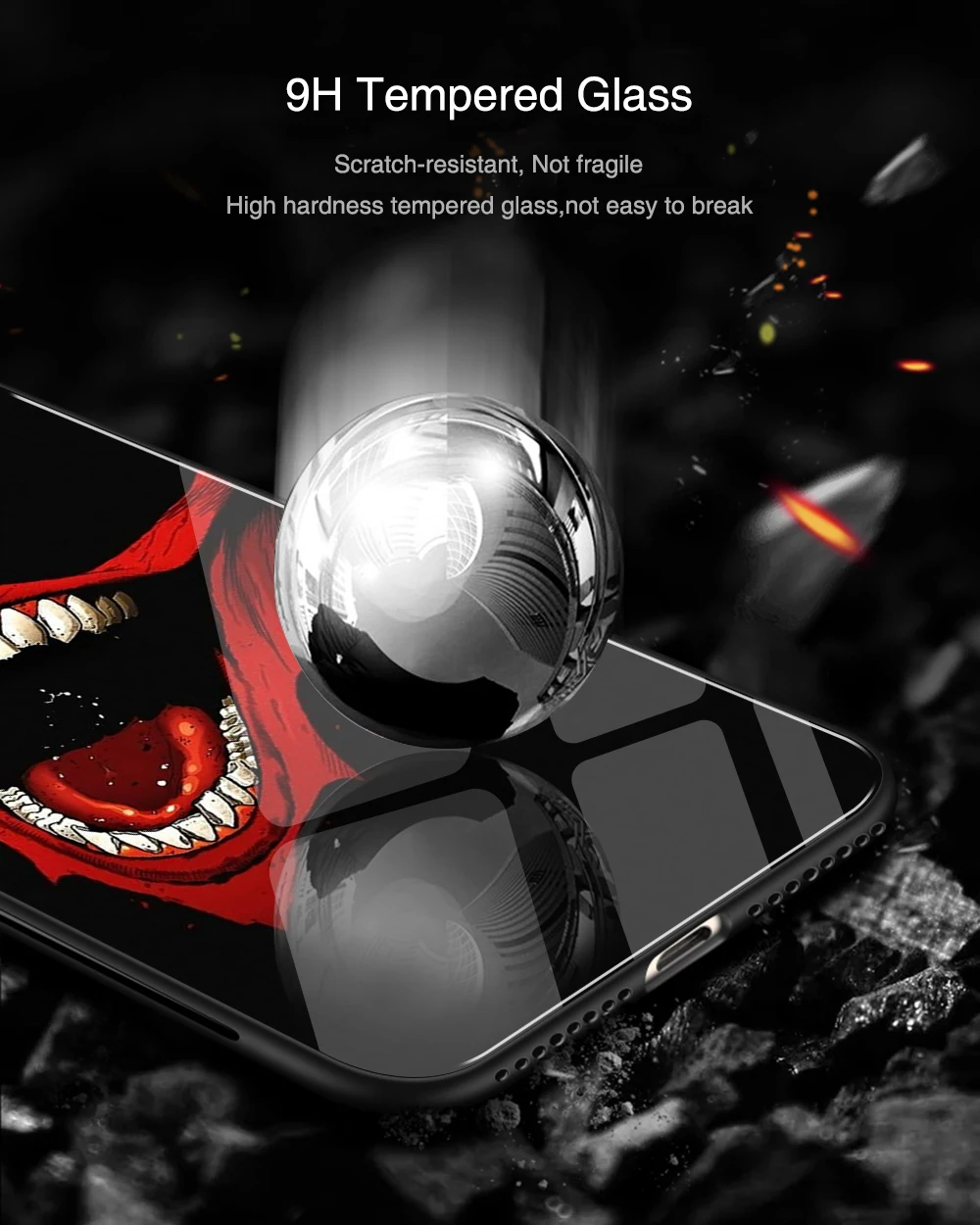 Чехол для Xiao mi 6 Joker, жесткая задняя крышка из закаленного стекла для телефона mi x 2 2s 3, чехол Xiao mi max 3 mi 8 SE LITE mi 9