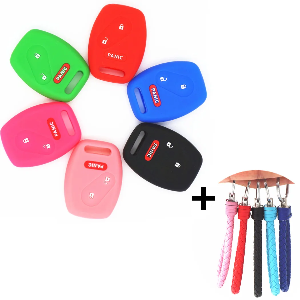 WFMJ силиконовый смарт брелок для дистанционного ключа чехол цепочка Honda Accord Crosstour