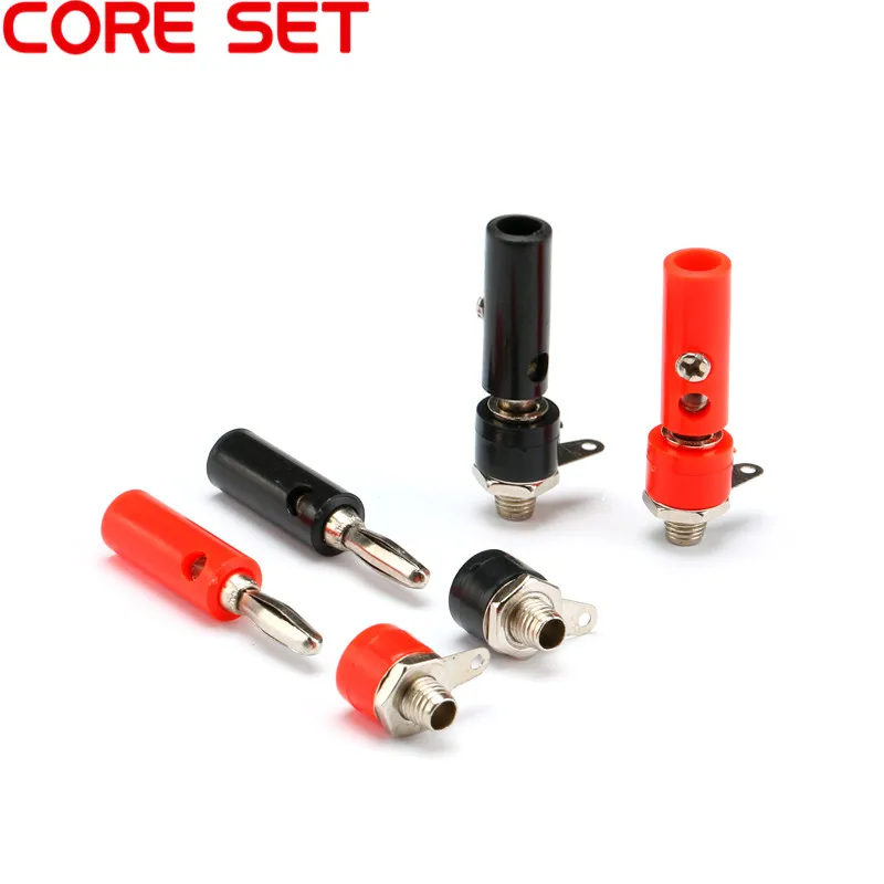 10 комплектов аудио колонок штепсельная вилка типа банан + комплект коннекторов 4