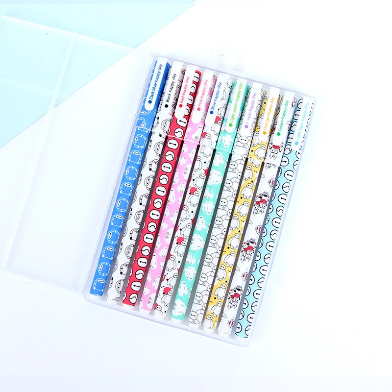 10 шт./компл. шариковая ручка цветок canetas креативный caneta мультфильм boligrafo boligrafos papeleria stylo школьные принадлежности kalem