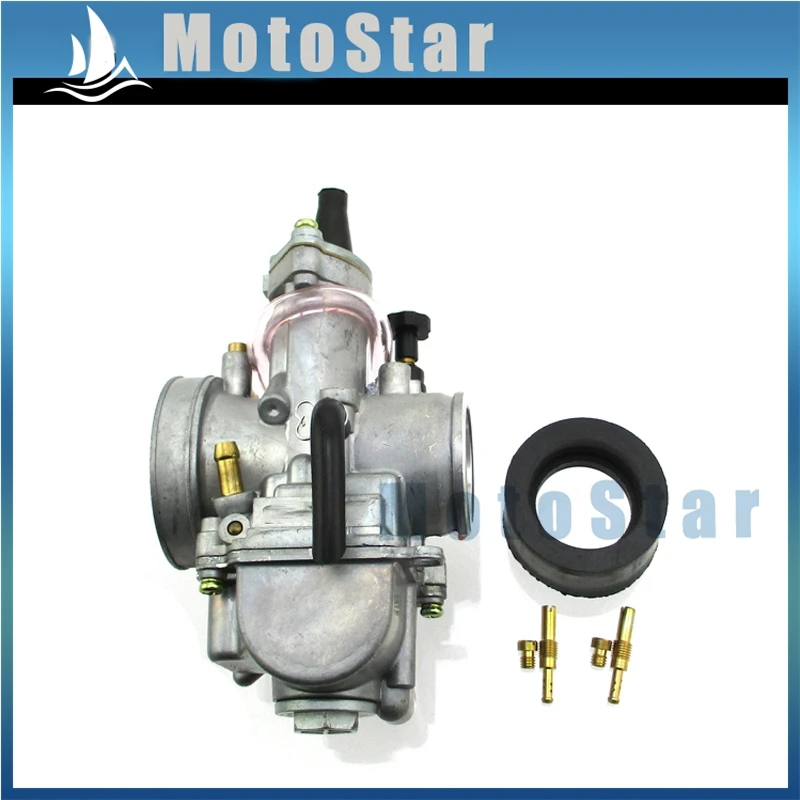 Плоский карбюратор PWK 32 мм для двигателя 200 куб. См 250 300 мопедов Yamaha Honda Suzuki Kawasaki