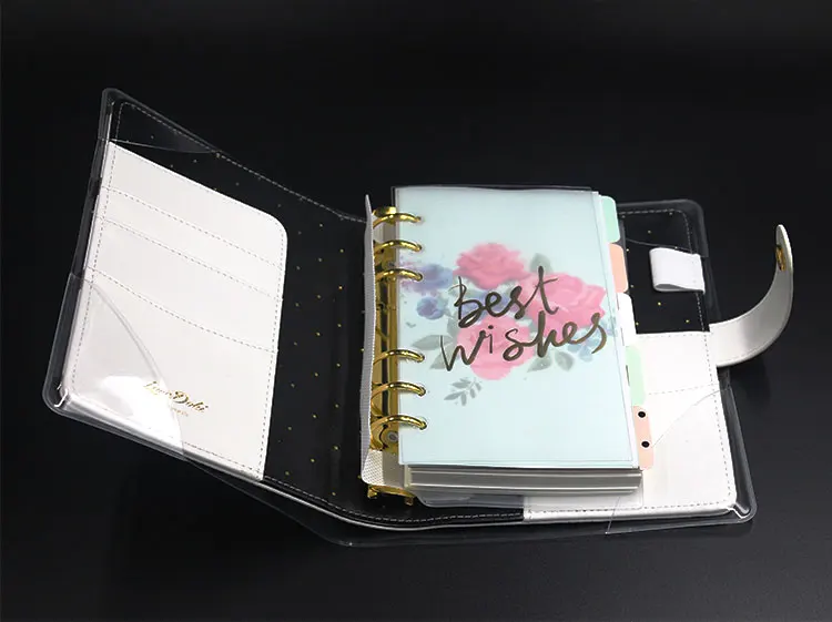 Lovedoki ПВХ Прозрачный чехол для Dokibook планировщик спиральный ноутбук A5A6A7 защитный чехол Dokibook DIY аксессуары канцелярские принадлежности