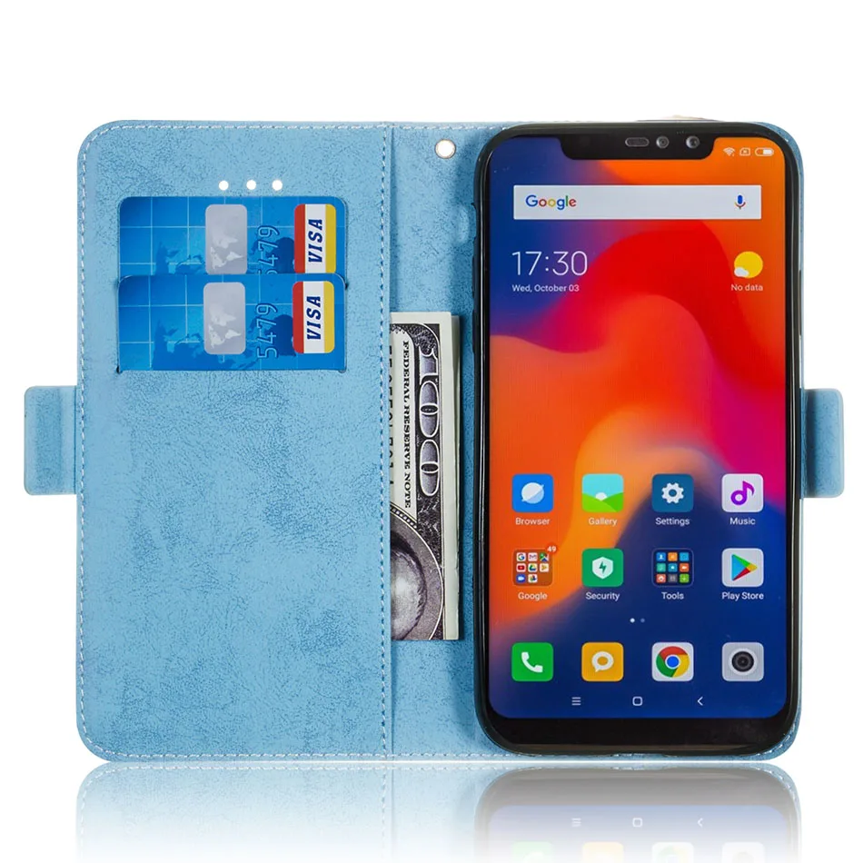 Чехол для мобильного телефона для Xiao mi Red mi Note 6 5, чехол для Xio mi A2, роскошный кожаный чехол-кошелек для Red mi S2 5 Plus 6A 6 Pro Fundas