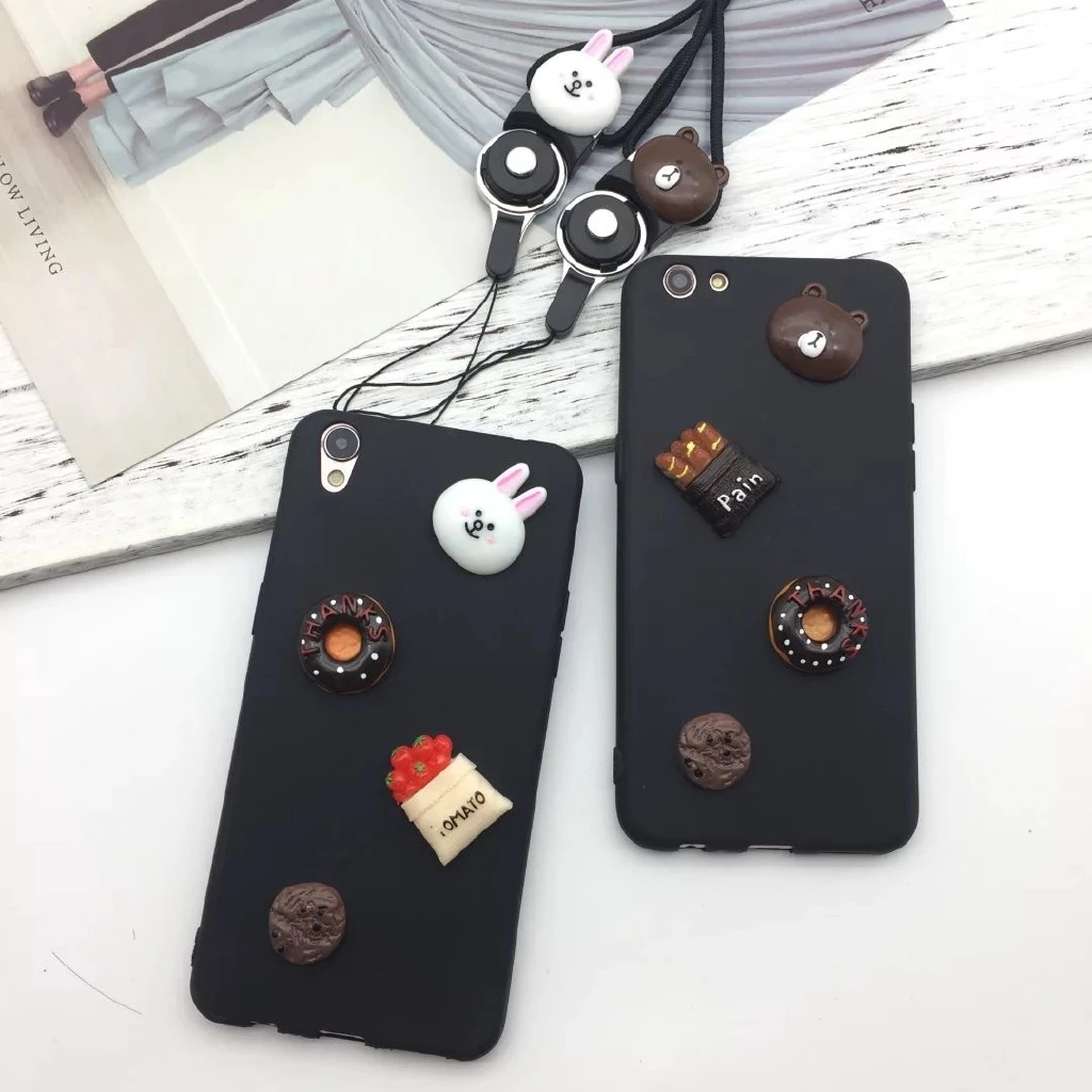 Axbety Kawaii DIY мультфильм чехол для Xiaomi mi 6X/A2 5X/A1 x 2 s Макс 8 6 милый зайчик Кони медведь