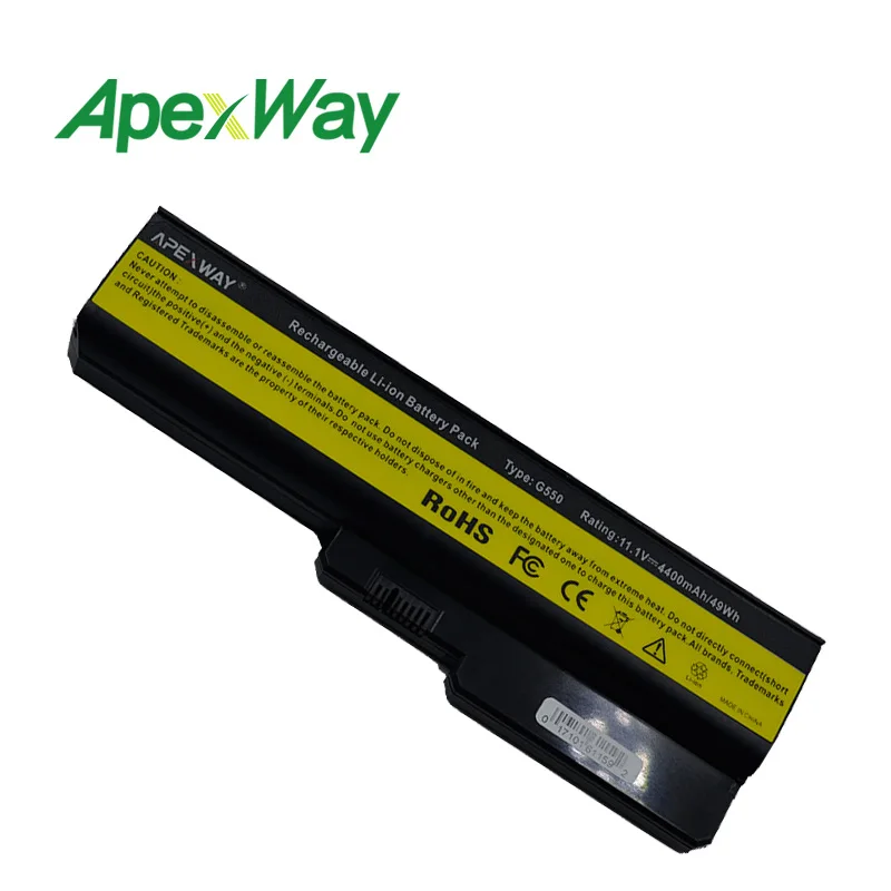 Аккумулятор Apexway для ноутбука LENOVO L08L6Y02 a3000 L08S6C02 LO806D01 L08L6C02 L08N6Y02 G430 G450 G455A G530 G550 G555