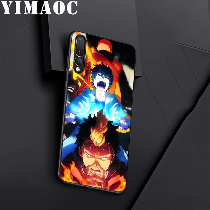 Yimaoc аниме &quotсиний экзорцист&quot Мягкий силиконовый чехол для huawei Honor Коврики 10 P20