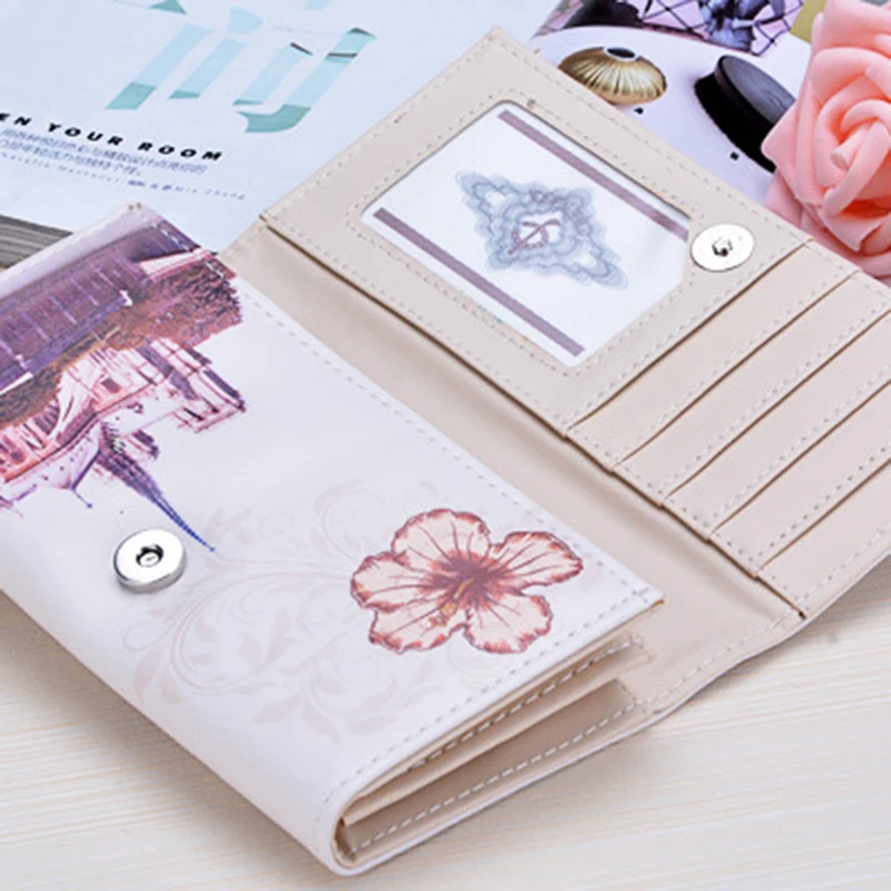 TAKEM PU Leather Women hasp Long Eiffel Tower Wallet Purse Female Wallets Card Holder coin cash bag Portefeuille femme | Багаж и сумки