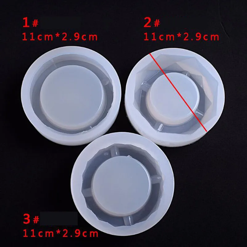 Искусство Цветочный горшок бетона силиконовые формы DIY пепельница цементная