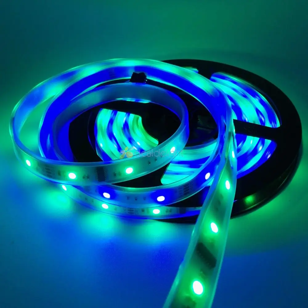 5 м IC 6803 IP67 водонепроницаемая трубка 5050 светодиодный led s Dream Magic RGB ная лента + 150