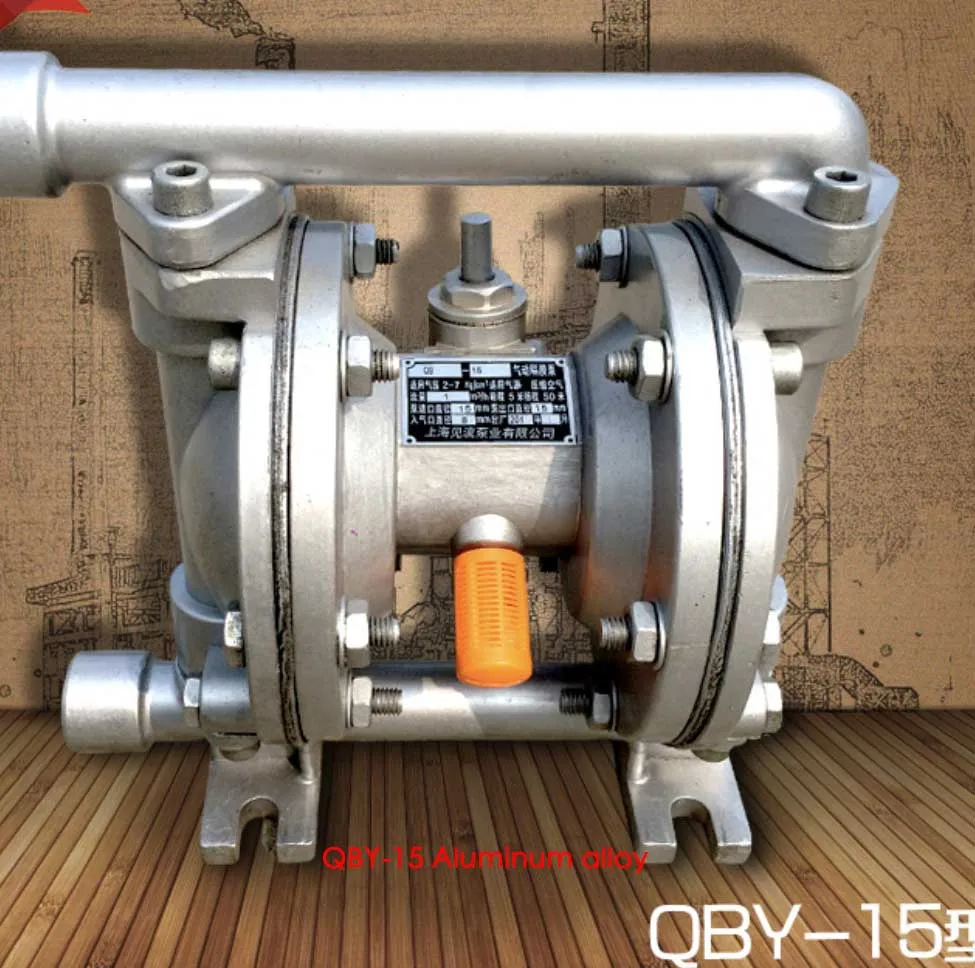 QBY-15 Aluminum allo QBY-15 пневматический пластмасс мембранный насос - Напряжение: QBY-15 Aluminum allo