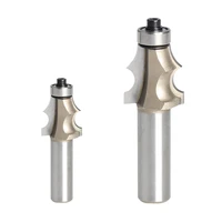 2pc 1438 lou cutter woodworking engraving machine tools router bits for wood milling cutter diversity pattern shank 14
