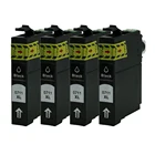 Картридж с черными чернилами 4PK T0711 для Epson SX218 SX515W SX400 SX200 SX610FW BX3450F D78 D92 D120 DX4000 DX4050 DX4400 DX4450 DX5000