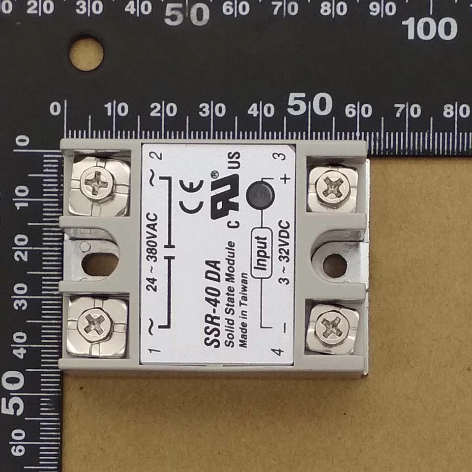 1 шт. SSR40DA SSR-40DA производитель 40A ssr реле, вход 3-32VDC выход 24-380VAC