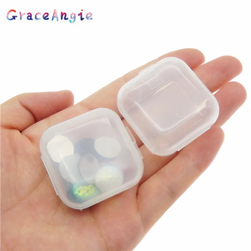 

GraceAngie 10pcs/pack Eye Model Jewelry Accessories Plastic Box Jewelry Earplugs Storage Pill Case Portable for Pocket Purse
