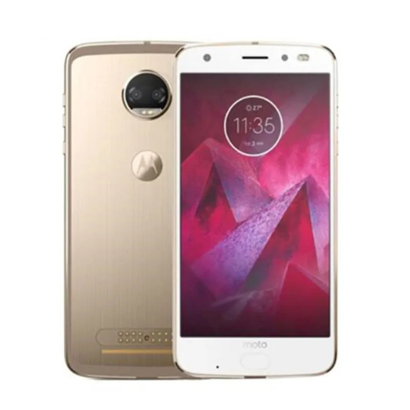 Gold Motorola MOTO Z2 Force XT1789-05, 4 Гб ОЗУ, 64 Гб ПЗУ, 5,5 дюйма, Snapdragon 835, 12 МП, задние камеры, Android 8,0, NFC, смартфон с отпечатком пальца - Цвет: Gold