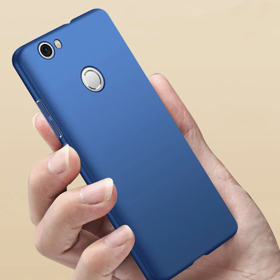 Тонкий чехол для huawei Nova P8 P9 P10 Lite Коврики 8 9 PC матовый потертый Пластик полный