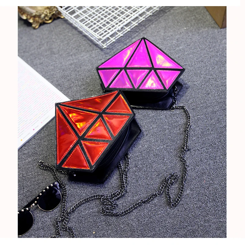 Women Plaid Laser Bag Geometric Bags Evening bag Diamond Clutches Crystal Day Clutch Wallet Wedding Purse Party Banquet | Багаж и сумки