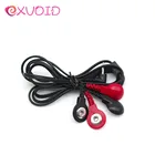 EXVOID аксессуары с электрическим током 4 кнопки соединитель кабель преобразования провода терапия массаж секс-игрушки для пар игра для взрослых