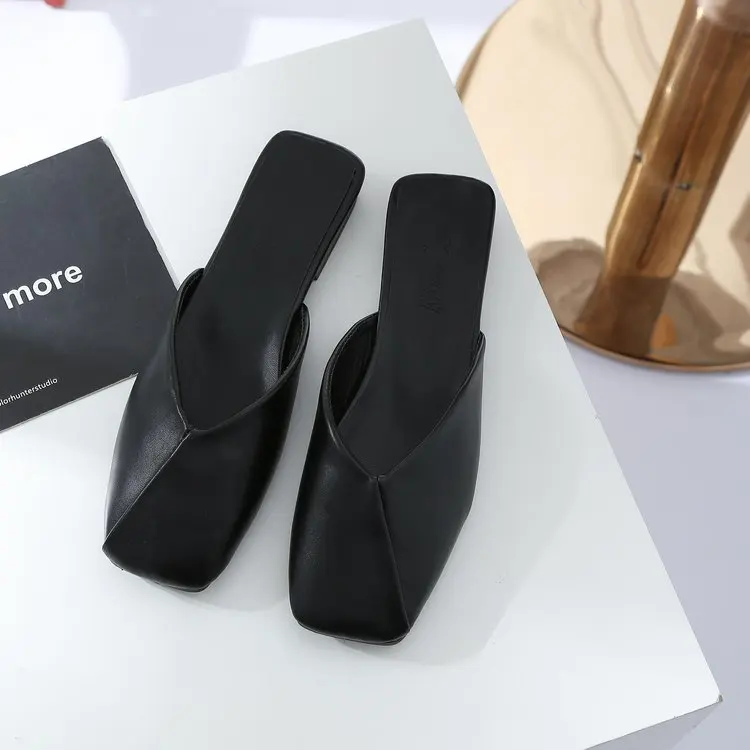Сланцы PADEGAO женские на платформе Модные прочные Шлепанцы из искусственной кожи