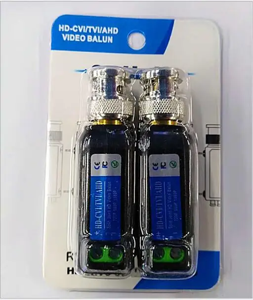 BNC Video Balun Connector Plug Adapter Mini Coax 218B | Безопасность и защита