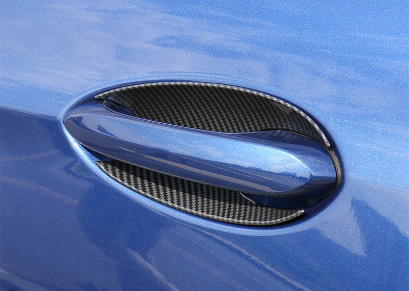 For BMW X5 G05 2019 2020 ABS Carbon Fiber Style Door Handle Bowls Cover Trim 4pcs Car Styling Accessories | Автомобили и