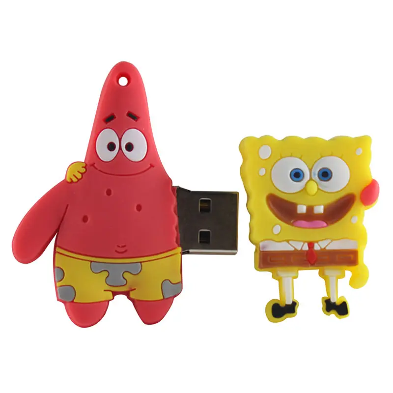 Usb флеш-накопитель с изображением Губки Боба 64 ГБ 32 16 8 4 Гб | Компьютеры и офис