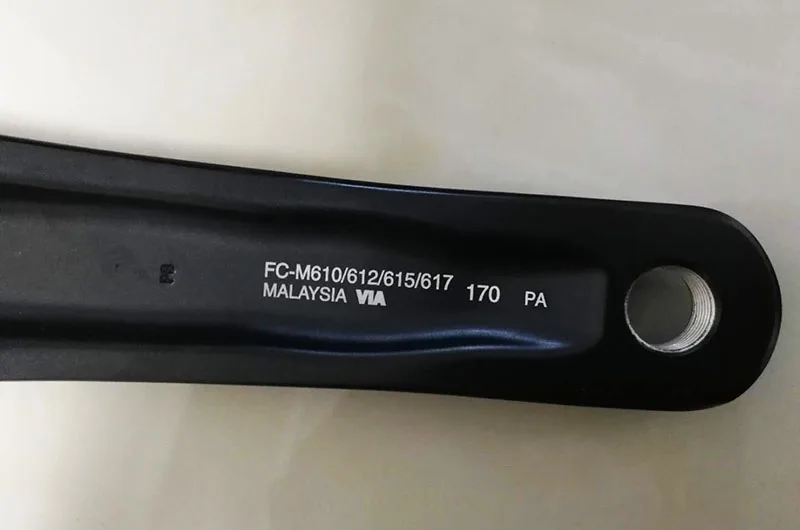 Shimano Deore FC M612 велосипед шатун 10 скоростей 22-30-40T с BB52 Нижний Кронштейн