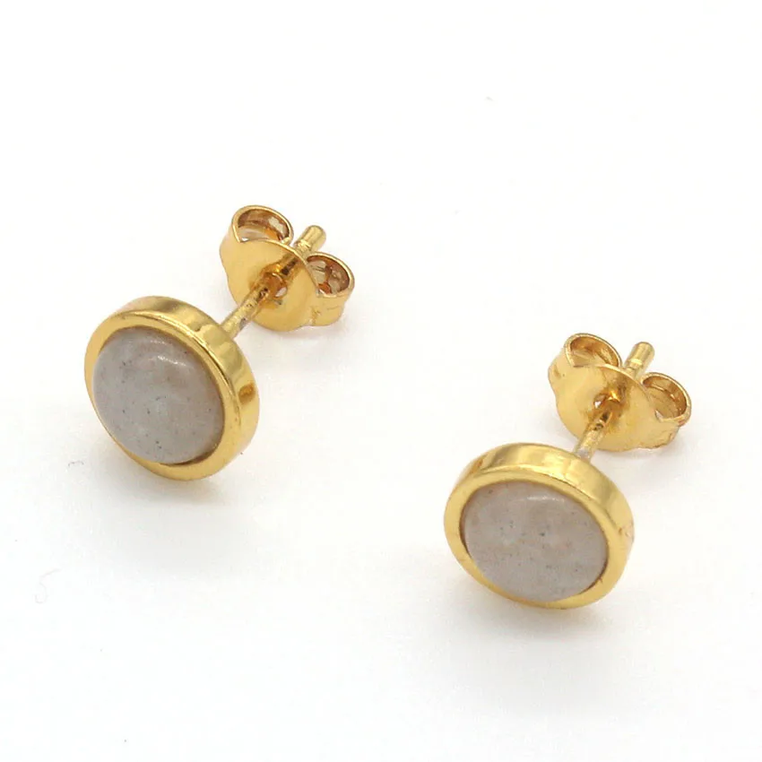 100 уникальные 1 пара светильник желтый маленький золотого цвета круглые серьги