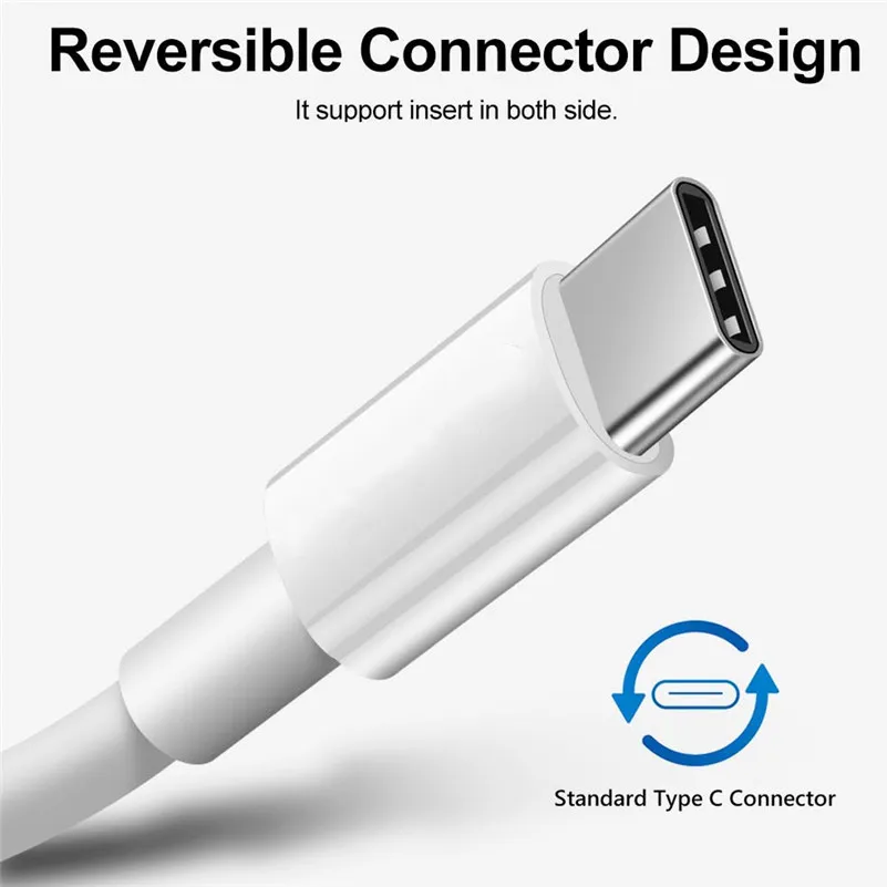 Оригинальный GXE USB Type C кабель для быстрой зарядки Samsung Galaxy S9 S8 Note9 8 Xiaomi Mi Poco F1 Huawei P20