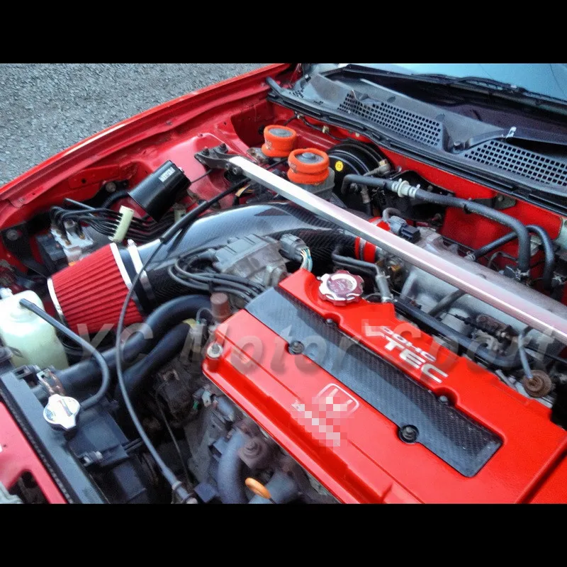 

Car Accessories Carbon Fiber Engine Spark Plug Cover Fit For B-Series B16 B18 Civic CRX CRV Integra