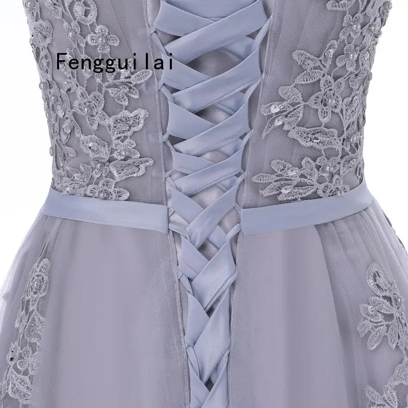 

2019 Vestido De Festa Sweet Lace V-neck Long Dress Bride Party Sexy Backless beads pearls Vestido