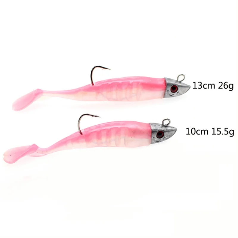 13cm26g 10cm15 lead jig Head одинарный крючок Мягкие Рыбная приманка вобблер приманки