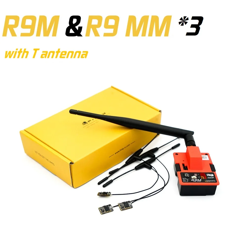 FrSky R9M и 3 изображения R9MM комбо с T стиль дипольных антенн 900 МГц большой диапазон
