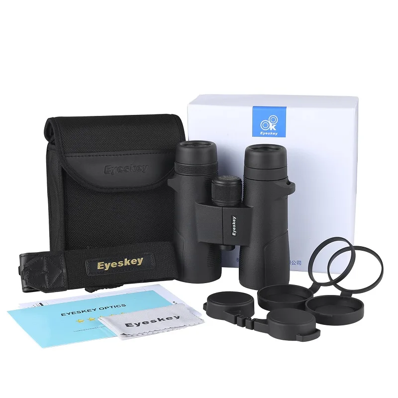 Eyeskey 8X42 высококачественный бинокль широкоугольный BAK4 призма полностью