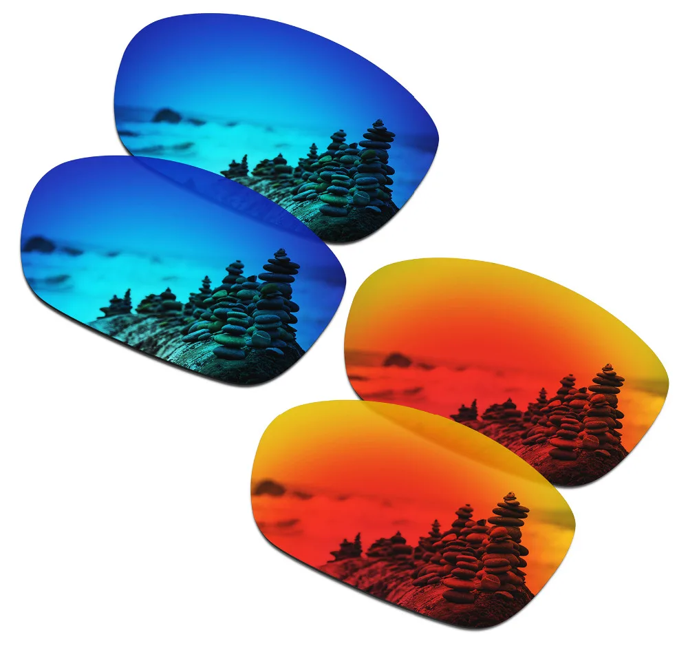 2 пары поляризованных солнцезащитных очков SmartVLT Сменные линзы для Oakley Ten X светло